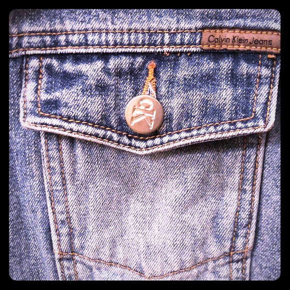 SOLD NWOT Calvin Klein Jean Jacket - Picture 5 of 8